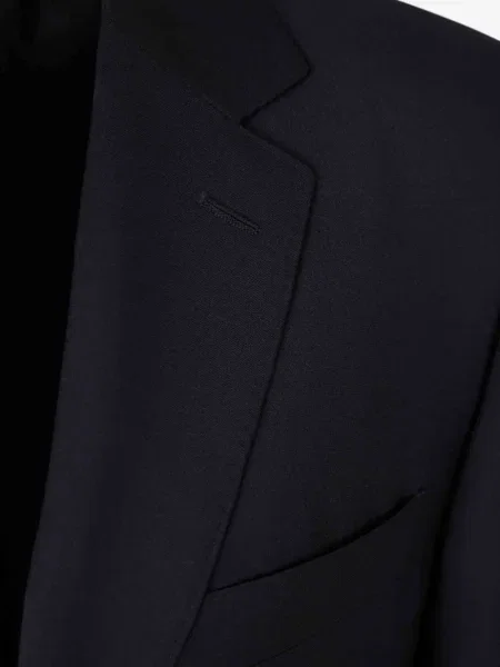 Costum Canali cu două rânduri de nasturi albastru