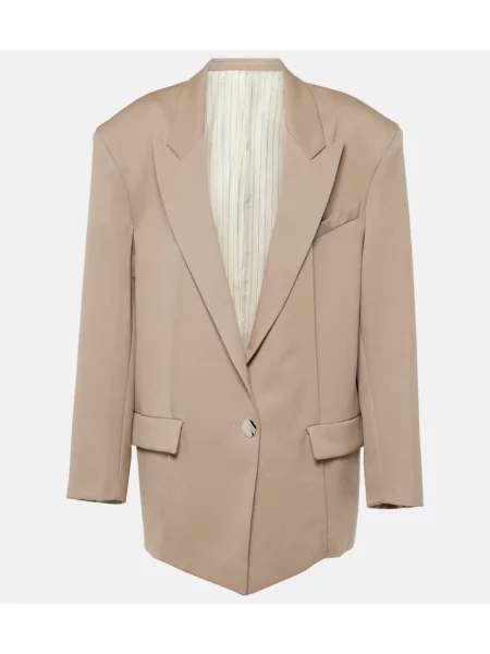 Sacou The Attico de lână bej