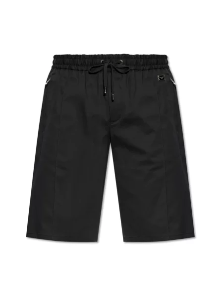 Szorty Dolce And Gabbana z logo czarne