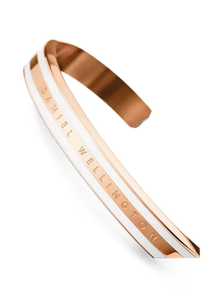 Brăţară Daniel Wellington cu dungi cu autograf roz