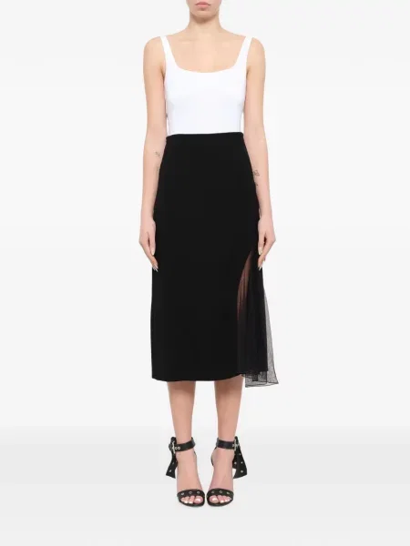 Fustă midi Lanvin negru