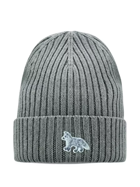 Kepurė Maison Kitsuné pilka