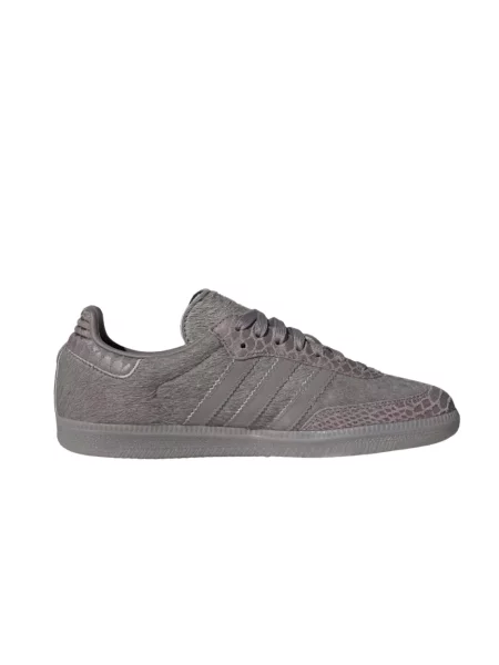Sneakersy Adidas Samba skórzane szare