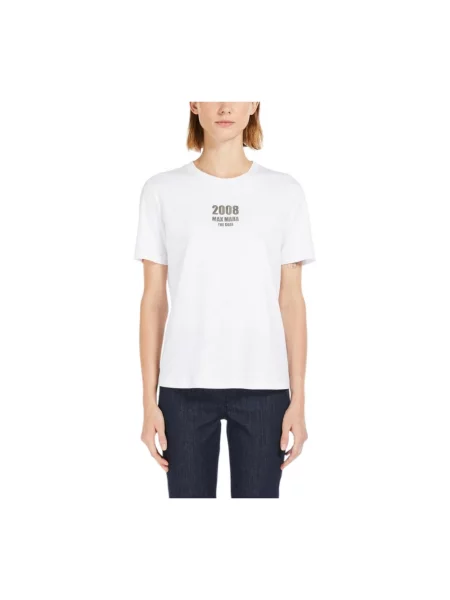 Koszulka Max Mara Studio biała