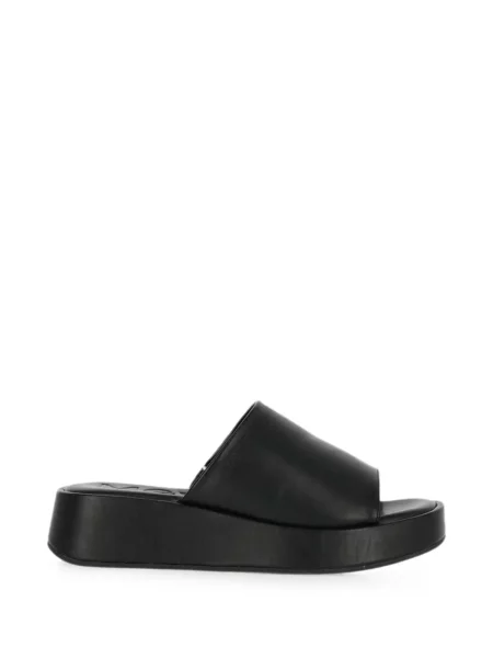 Papuci de casă Mexx cu platformă cu vârf pătrat negru
