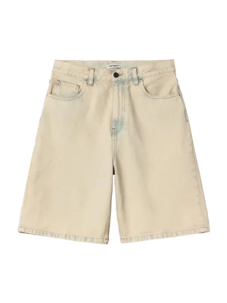 Carhartt Wip Szorty Kobieta L Niebieskie Bielone Oversize Szorty beżowy