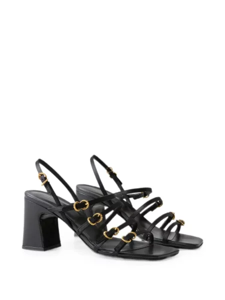 Sandale Claudie Pierlot din satin negru