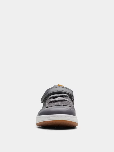 Детские кроссовки Clarks серые