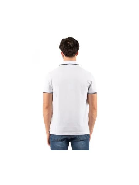 Koszulka polo Stone Island z kamieniami biała