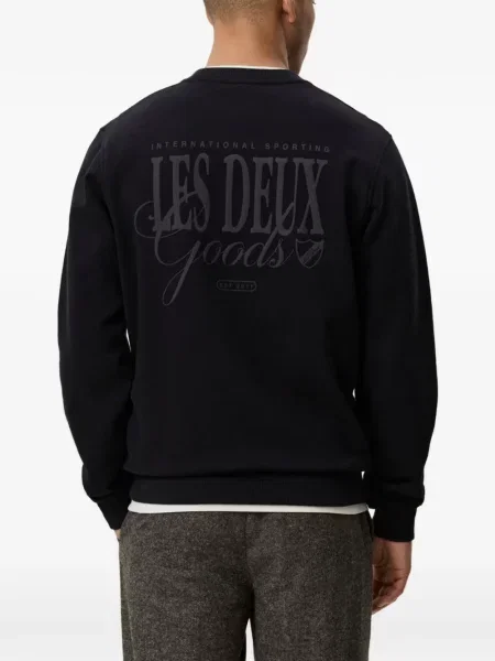Hanorac Les Deux cu imagine negru