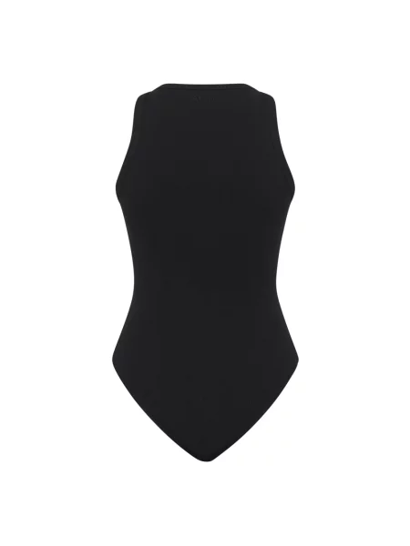 Koszulka Alaïa z dżerseju czarna