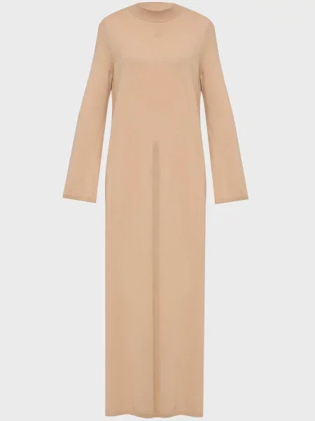 Вовняна туніка Karl Lagerfeld бежева