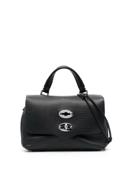 Torebka skórzana Zanellato skórzana czarna