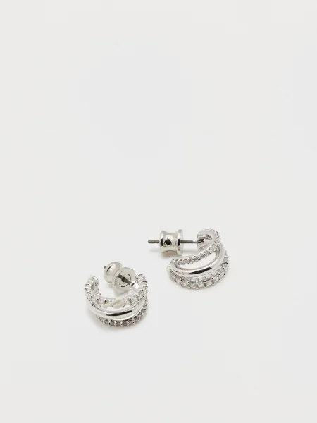 Swarovski Cercei argintiu