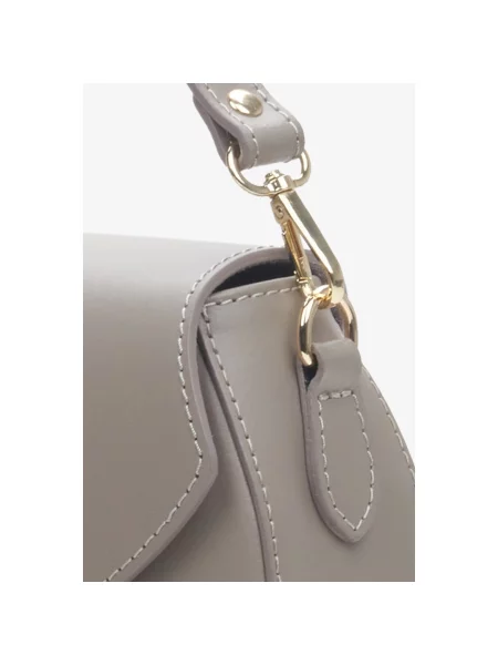 Кожаная сумка Estro серая