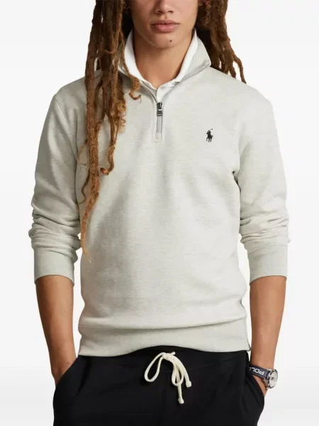 Tricou polo Polo Ralph Lauren cu dungi cu două rânduri de nasturi cu aplicații negru