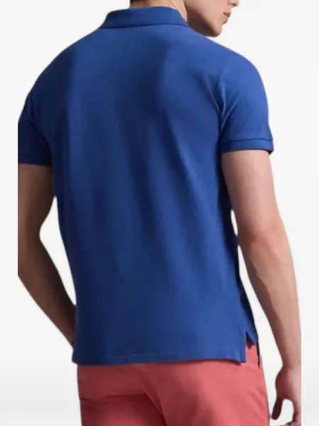 Polo Polo Ralph Lauren cu imagine scurt albastru