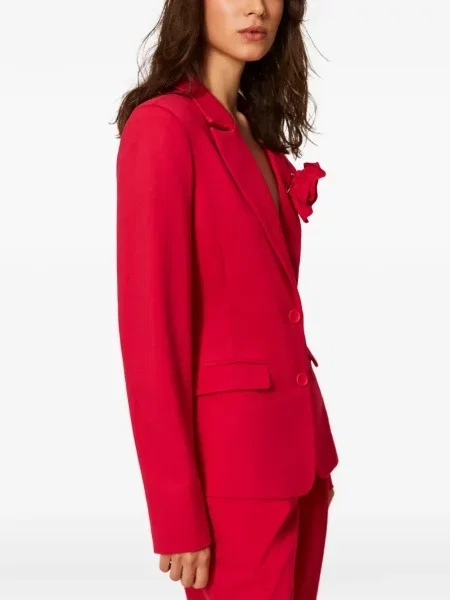 Sacou Twinset cu model floral roșu