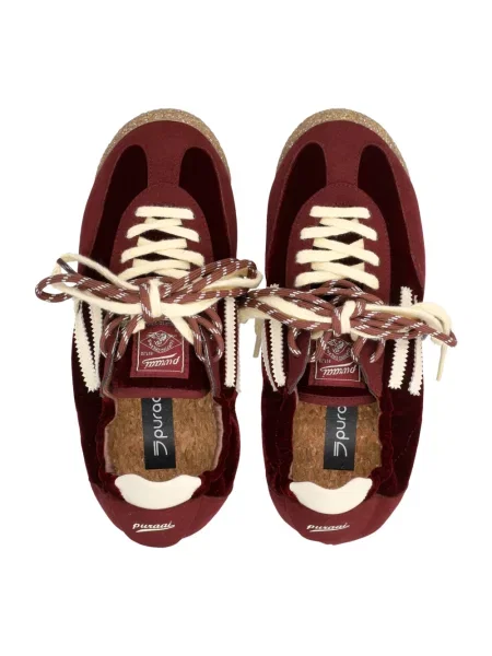 Sneakersy Puraai zamszowe fioletowe