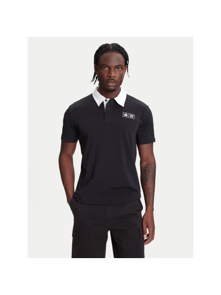 Kappa Pólóing Authentic Nilde Regular Fit fekete