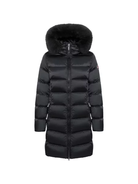 Matlasat palton de blană Colmar cu blană negru