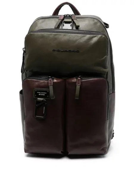 Rucsac Piquadro cu autograf verde
