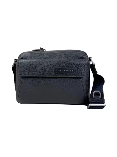 Torba crossbody The Bridge skórzana czarna