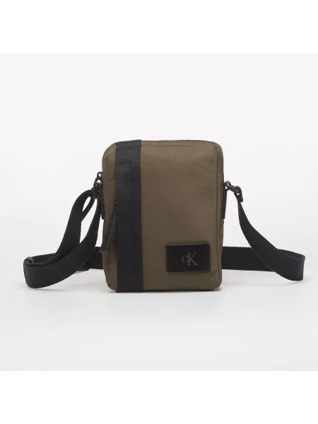 Taška Calvin Klein Canvas Mix Reporter Green Universal černá