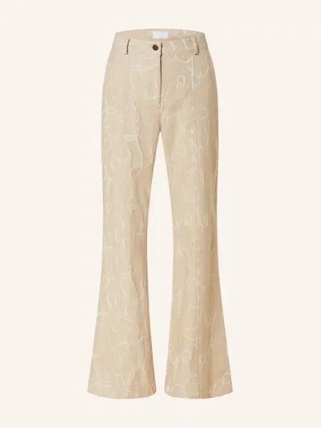 Lala Berlin Jeansy Pamir beige beżowe