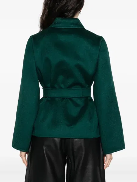 Geacă Max Mara din cașmir verde