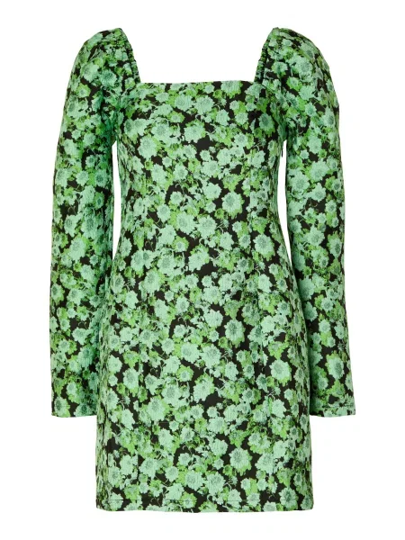 SELECTED FEMME Rochie Natalie verde / verde deschis negru