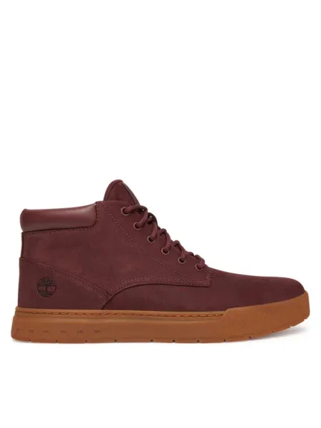 Кроссовки Timberland бордовые