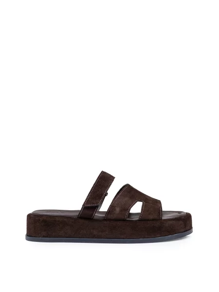 Замшеве Сабо Alex Bell коричневий