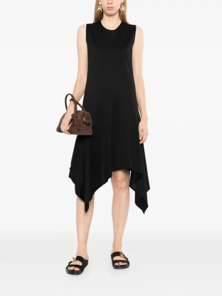 Rochie Jnby fără mâneci asimetrică negru