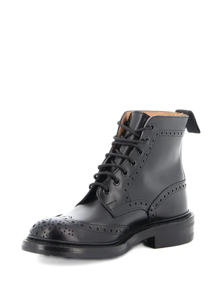 Cizme scurte Tricker's din piele negru