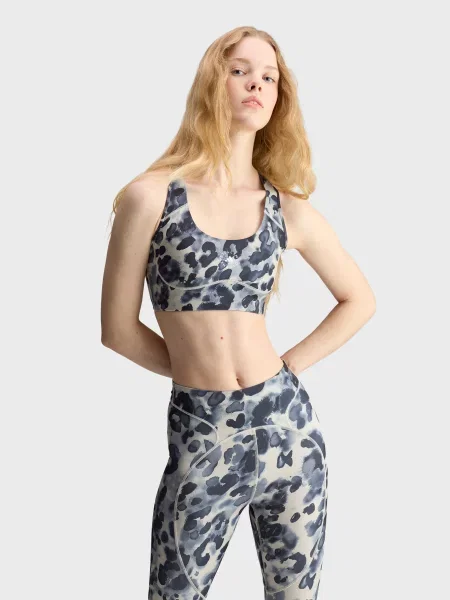 Топ спортивний adidas перероблений бежевий