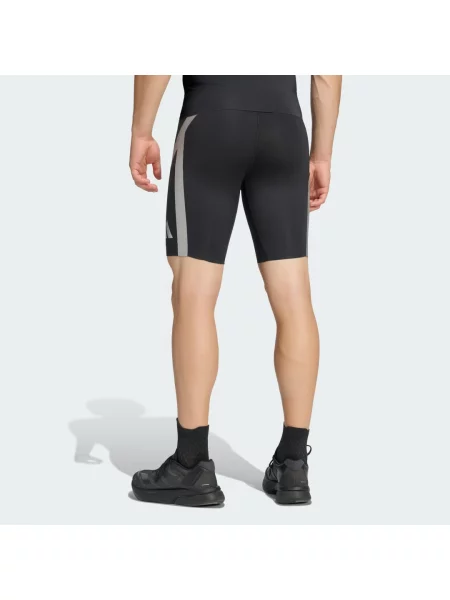 Krátké běžecké legíny Adizero Pro Techfit černé