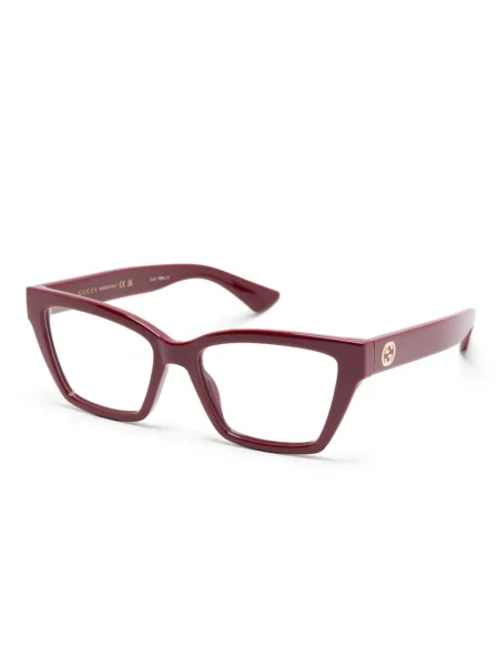 Ochelari de soare ochi de pisică Gucci Eyewear roșu