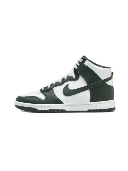 Lniane sneakersy Nike Dunk zielone