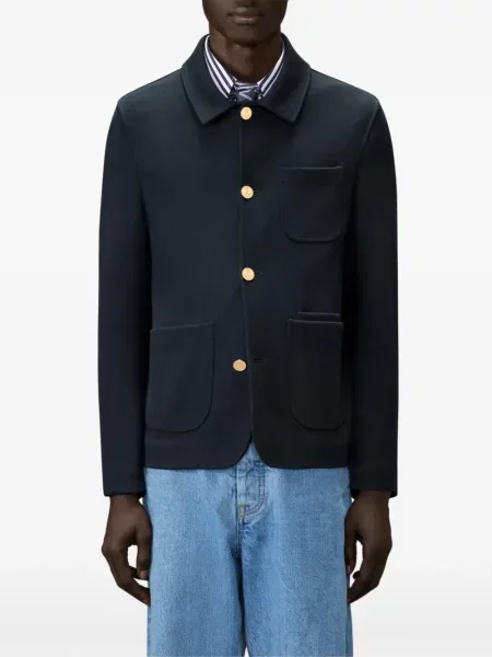 Geacă cămașă Thom Browne albastru