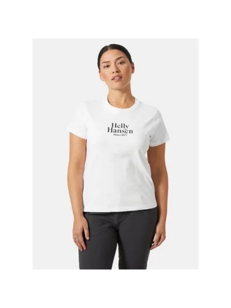Koszulka sportowa Helly Hansen Core Graphic biała