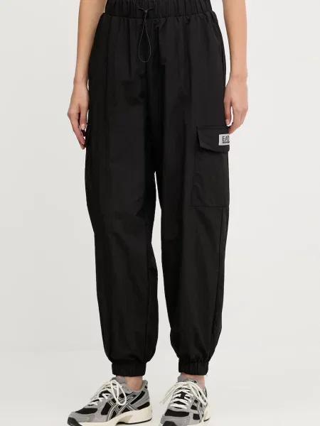 Spodnji del trenirke Emporio Armani črna