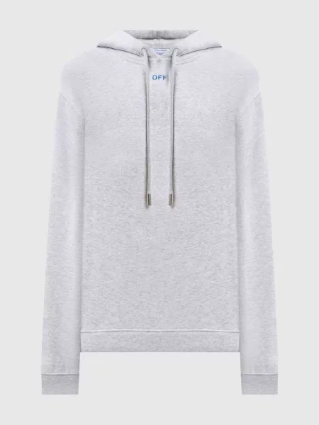 Меланжеве худі Barber Shop Off-white сіре