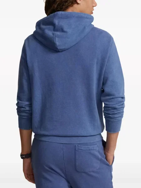 Ursuleț de pluș tricou polo Polo Ralph Lauren din țesătură twill clasic albastru
