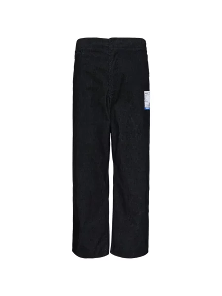 Pantaloni Maison Mihara Yasuhiro de catifea cord albastru