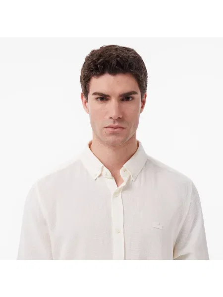 Lacoste Koszula Slim Fit biała