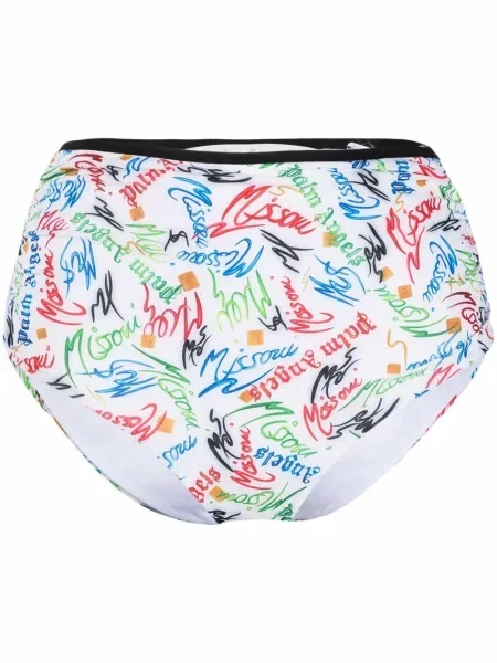 Bikini Palm Angels cu autograf alb