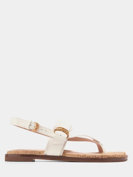 Шкіряні Сандалії Cole Haan бежевий
