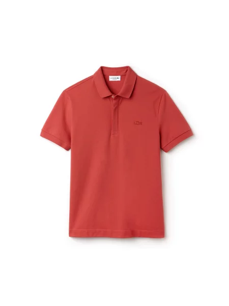 Lacoste Koszulka Polo Smart Paris Z Elastycznej Bawełny różowa