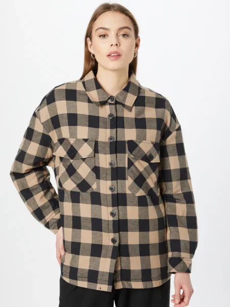 Cămașă Urban Classics de flanelă negru